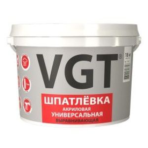 Шпатлевка универсальная акриловая для нар./внутр. работ влагостойкая, 7,5кг ВГТ