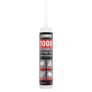 Герметик акриловый 1000 (белый) ABRO MASTERS