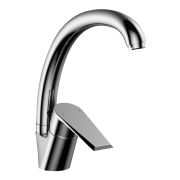 Смеситель одноручный (35мм) для кухни с высоким поворотным изливом,хром