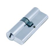 Цилиндр замка DORF, ключ/ключ,компьютерный,5 ключей, никель 35*55