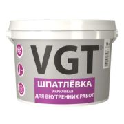 Шпатлевка акриловая для внутр.работ 1,7кг ВГТ