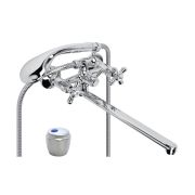 Смеситель для ванны aQuaDv, латунь. керамика. 204-03Brass