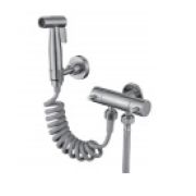 Смеситель гигиенический aQuaDv, нерж сталь 520-24